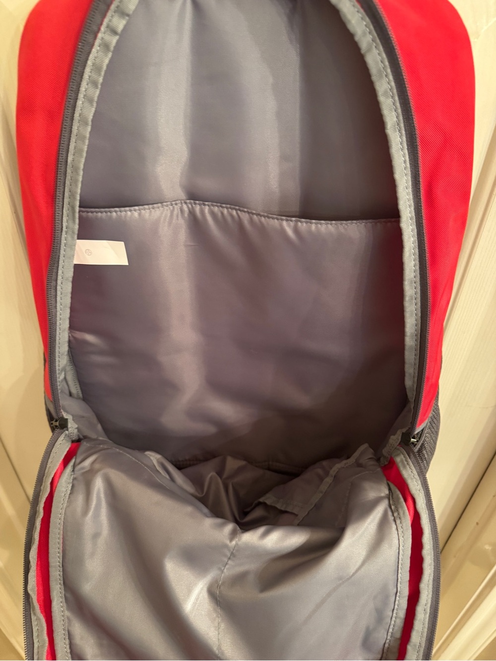 Under Armour Red and Gray Men's Backpack with Storm Tech - Picture 3 of 4